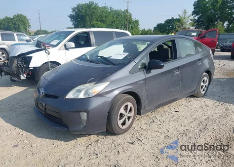 2012 Toyota Prius Three z USA, uszkodzony, nr VIN JTDKN3DU6C5487317